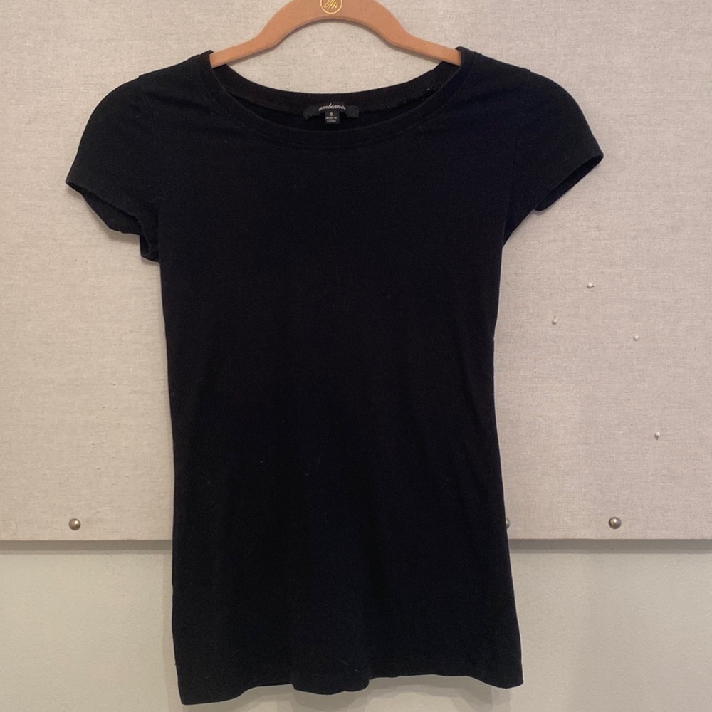 Ambiance black short sleeve shirt